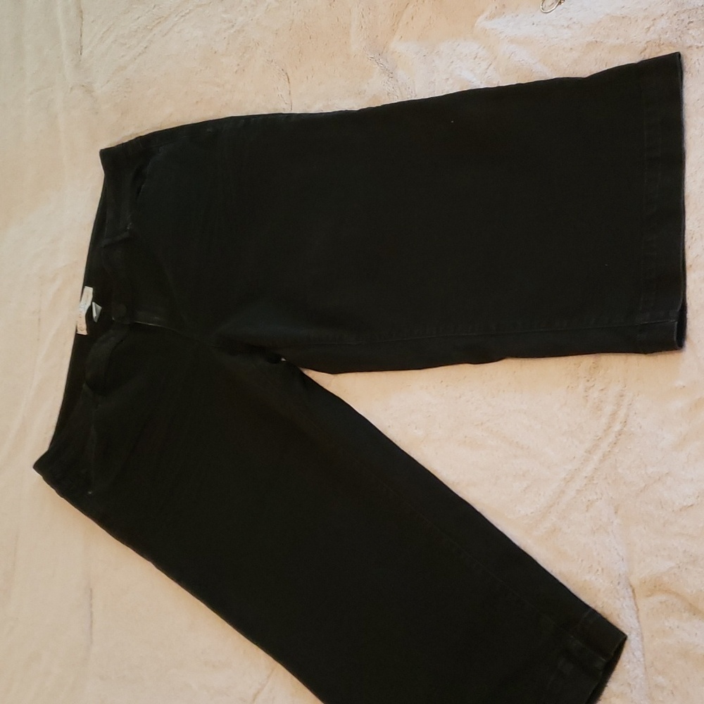 Established 1948 Denim Black Wide Leg Jeans